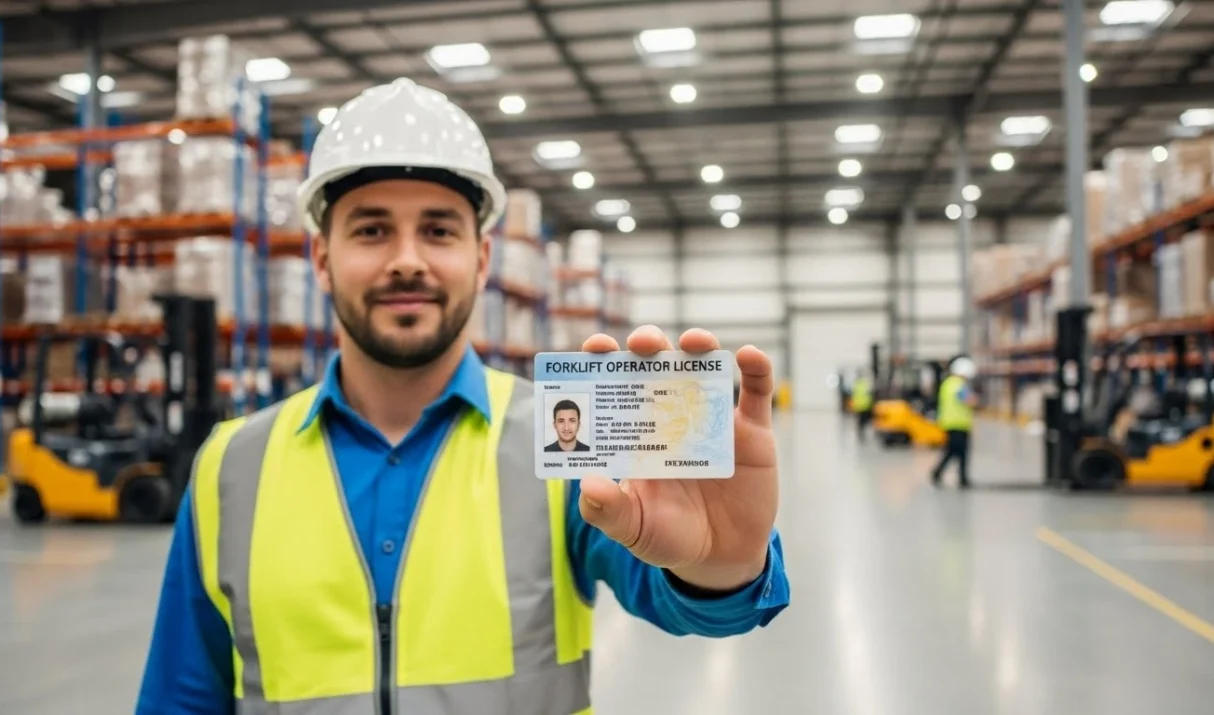 Do I Receive a Forklift Certification Wallet Card?